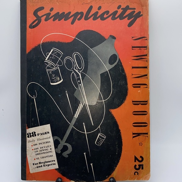 1940 Simplicity Sewing Book Fully Illustrated 600 Pictures - Picture 3 of 14